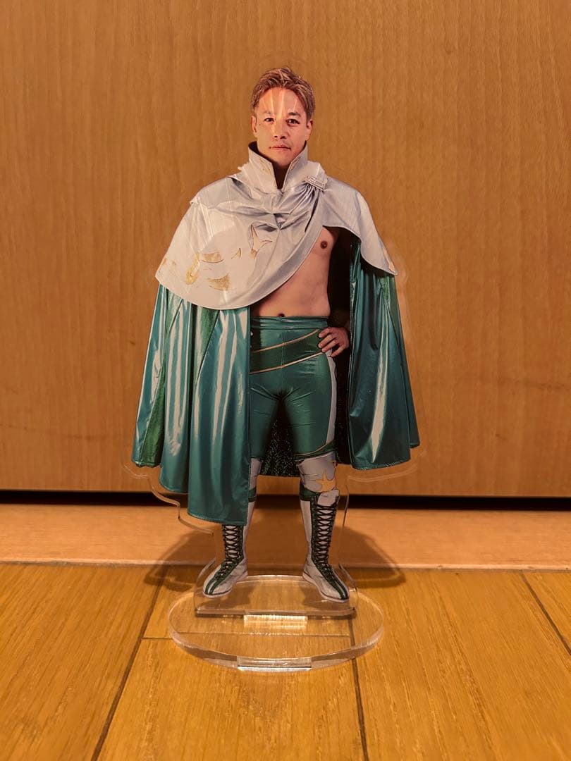 潮崎豪　全日本プロレス ノア　noah ajpw アクスタ　直筆サイン入り