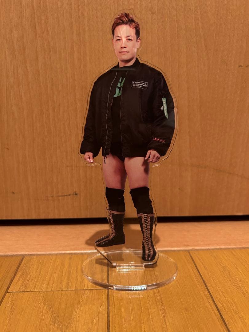 潮崎豪　全日本プロレス ノア　noah ajpw アクスタ　直筆サイン入り
