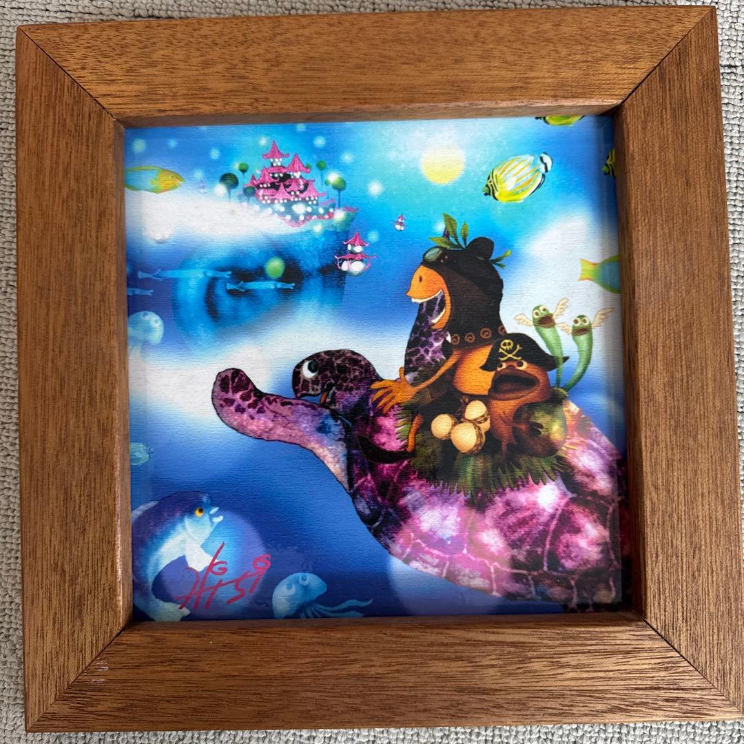 くば笠屋　木精キジムナーのアートちび絵　3点セット