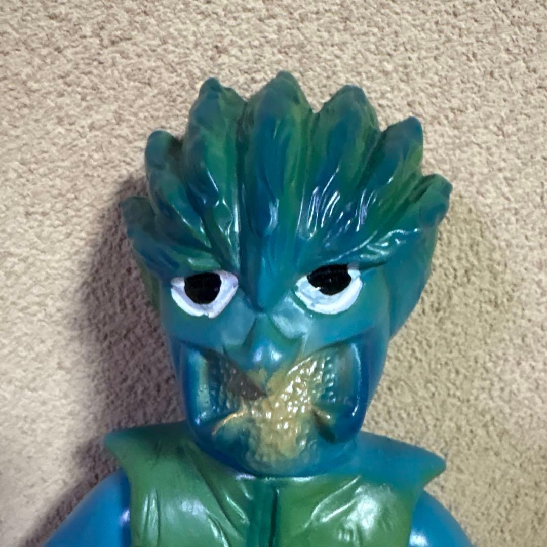 旧バンダイ 仮面ライダー 怪人 ソフビ サボテグロン 当時もの