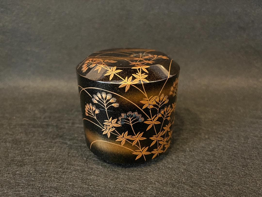 一后一兆 藤袴蒔絵雪吹 茶道具