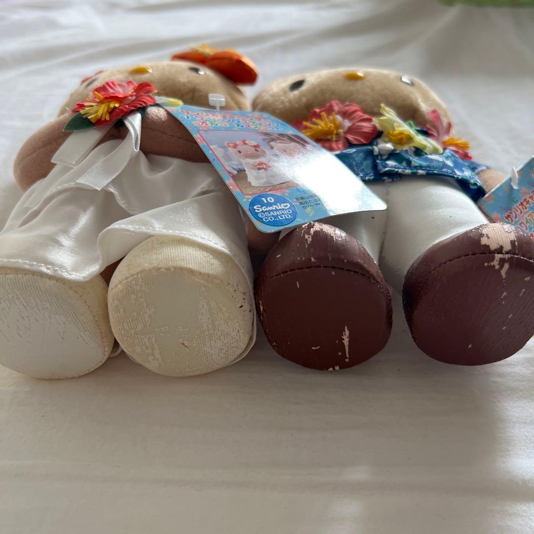 希少レア　ハローキティ　ダニエル　ハワイ　ガングロ　ぬいぐるみ　オルゴール