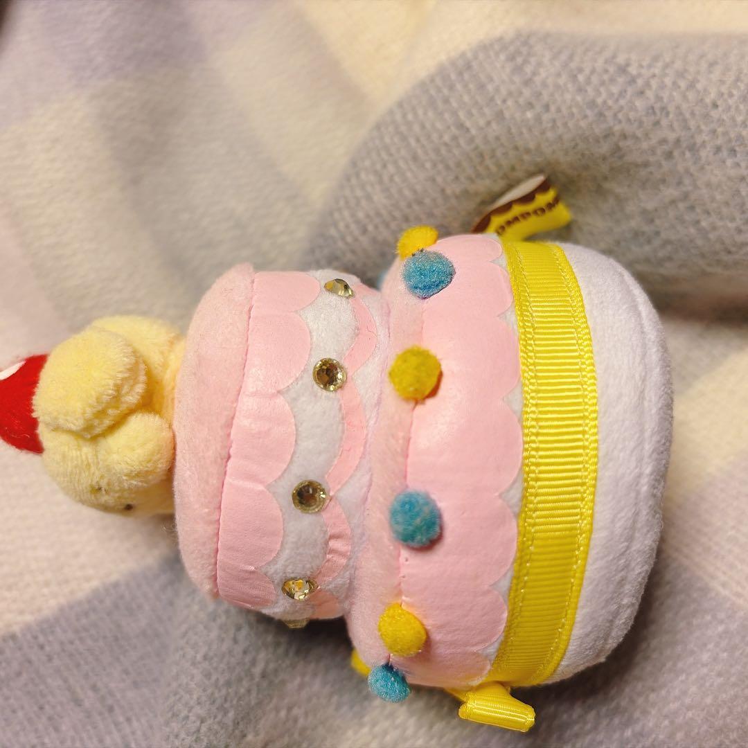 ポムポムプリンカフェ　バースデーケーキ　マスコット