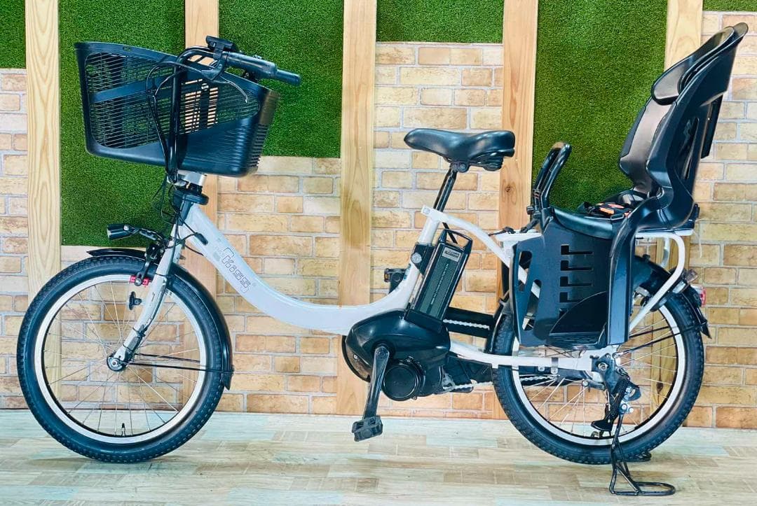 ヤマハ NO 1 ホワイト 大容量 子供乗せ電動アシスト自転車 H1237