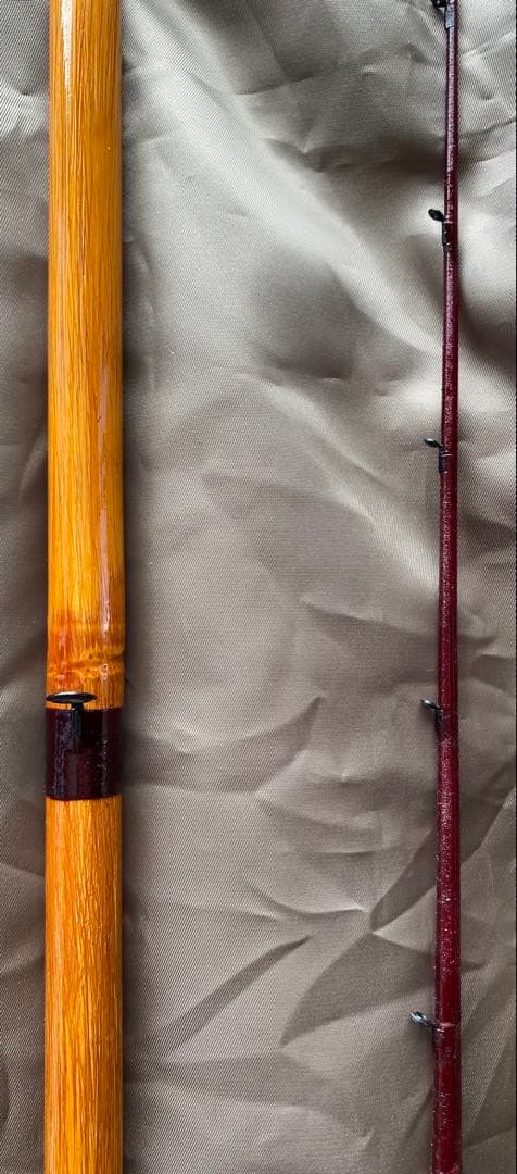 m403竹製黒鯛チヌ竿 横浜伝統のヘチ竿