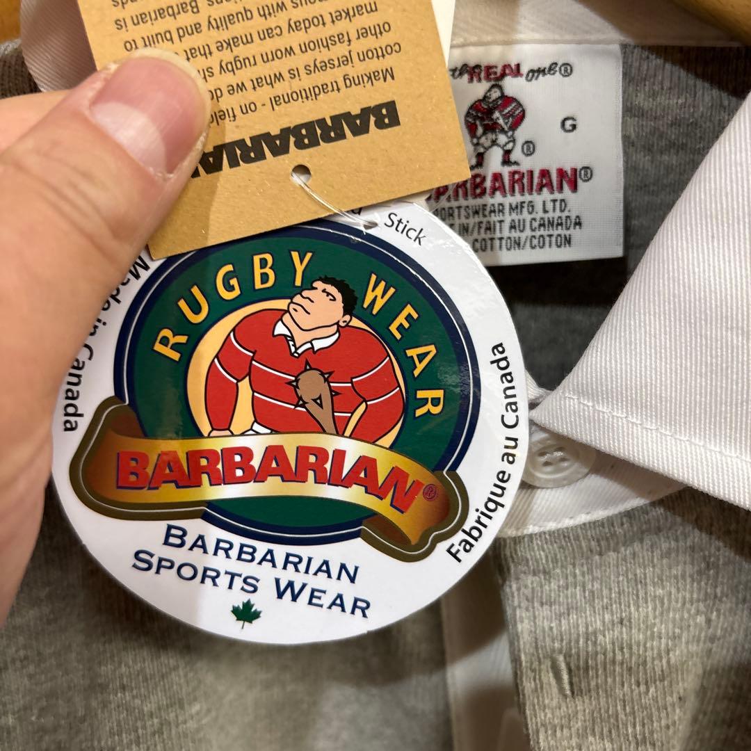 Nack1009(断捨離中) BARBARIAN グレー ラガーシャツ