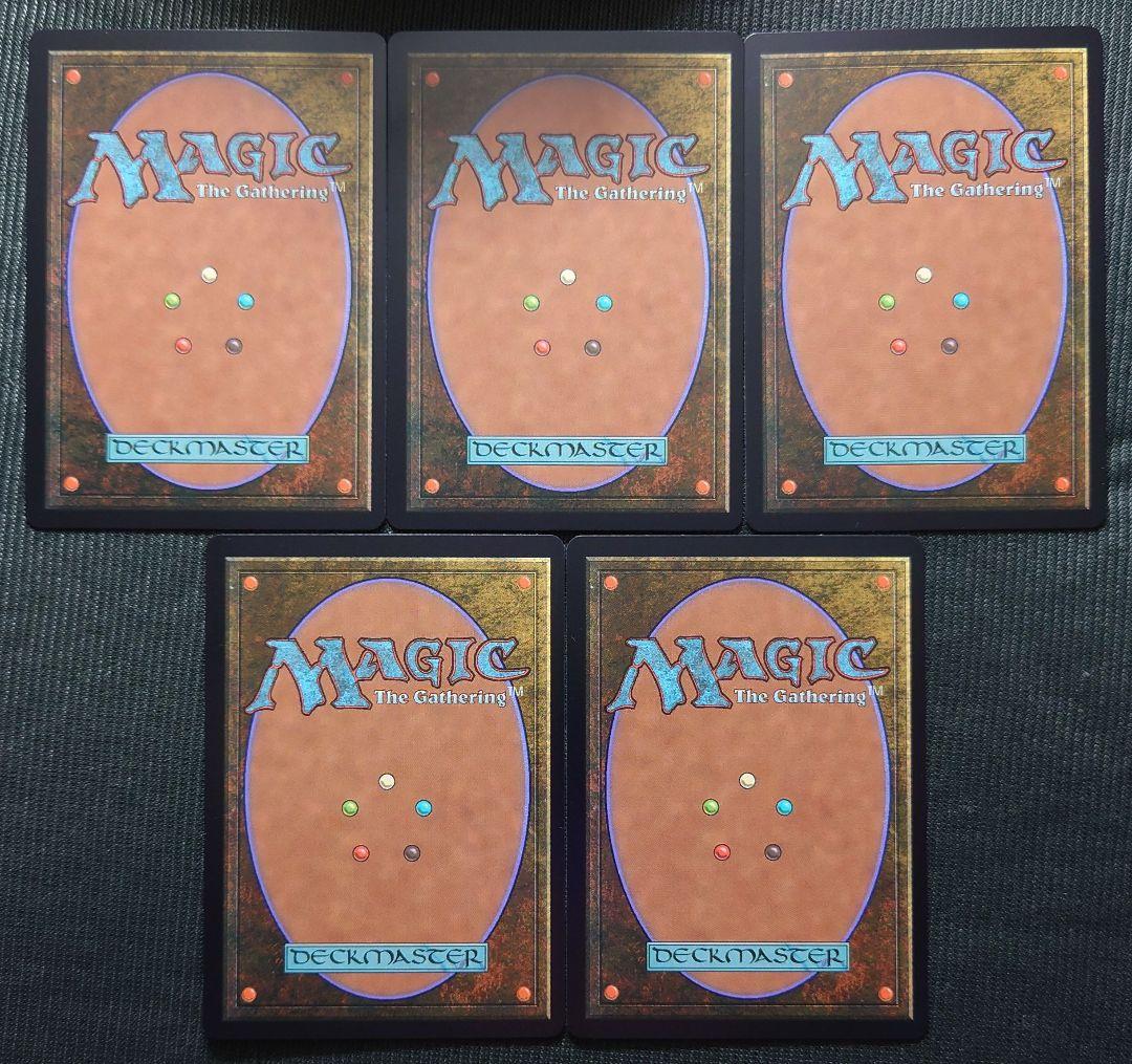 mtg スパイダーマン シンビオート レイズドFOIL 基本土地 ５枚セット