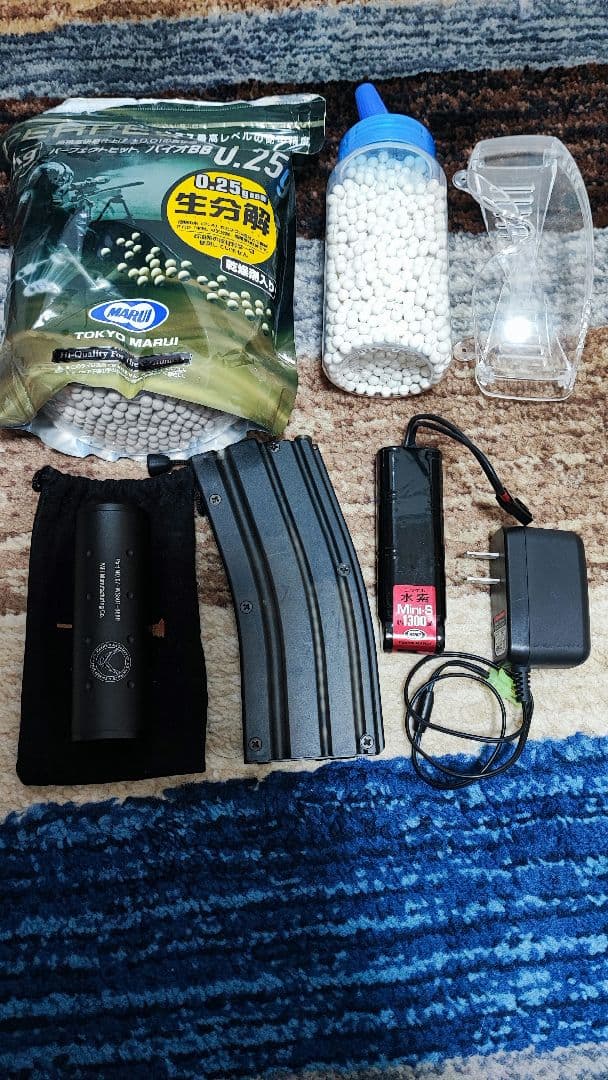 電動ガン G36C 豪華セット 予備バッテリー、予備マガジン等