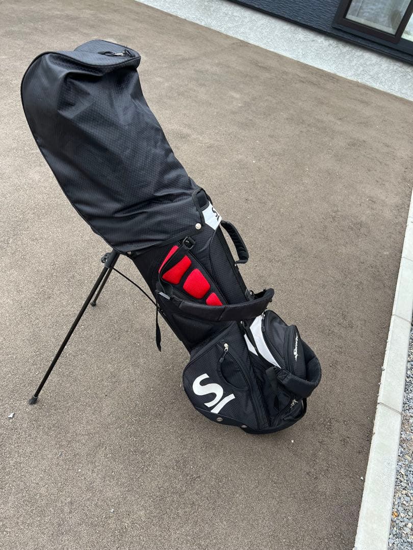 Srixon キャディバッグ 黒 スタンド付き