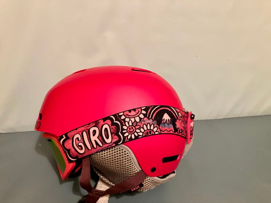 giro cruz キッズ　sサイズ　52-55.5cmゴーグルセット ジロ