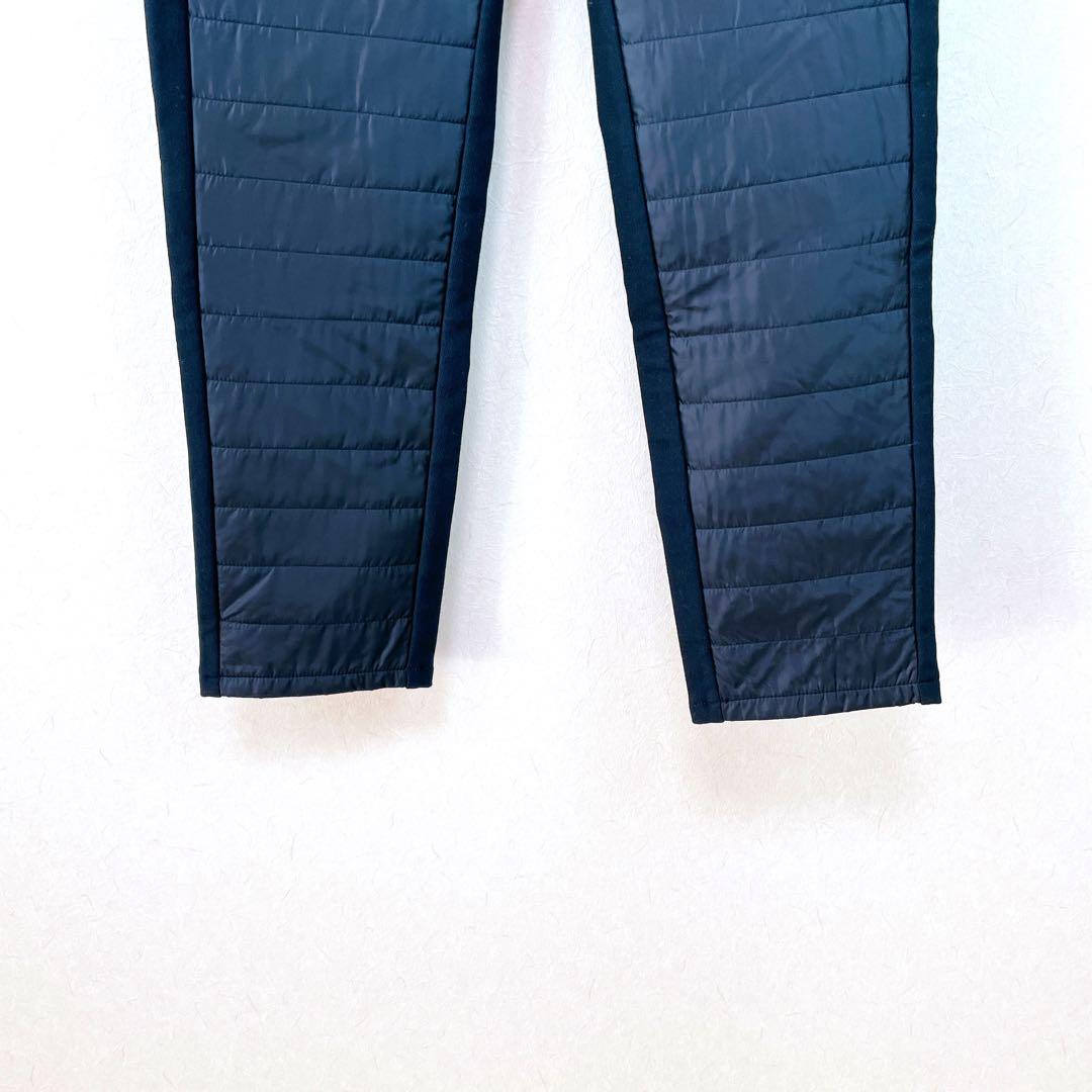 【新品未使用 ピッコーネ】前キルト暖か機能素材細見えパンツ38号