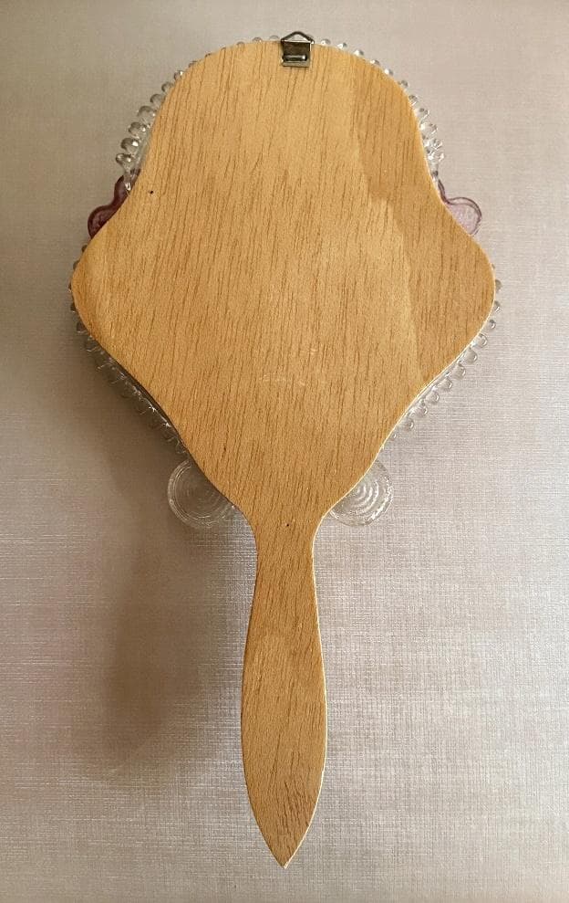 ムラーノガラス　＜Ｃ＞　パール　手鏡　ハンドミラー　ベネチアンガラス　イタリア