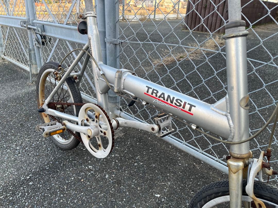 未整備　BRIDGESTONE TRANSIT aluminium 18インチ