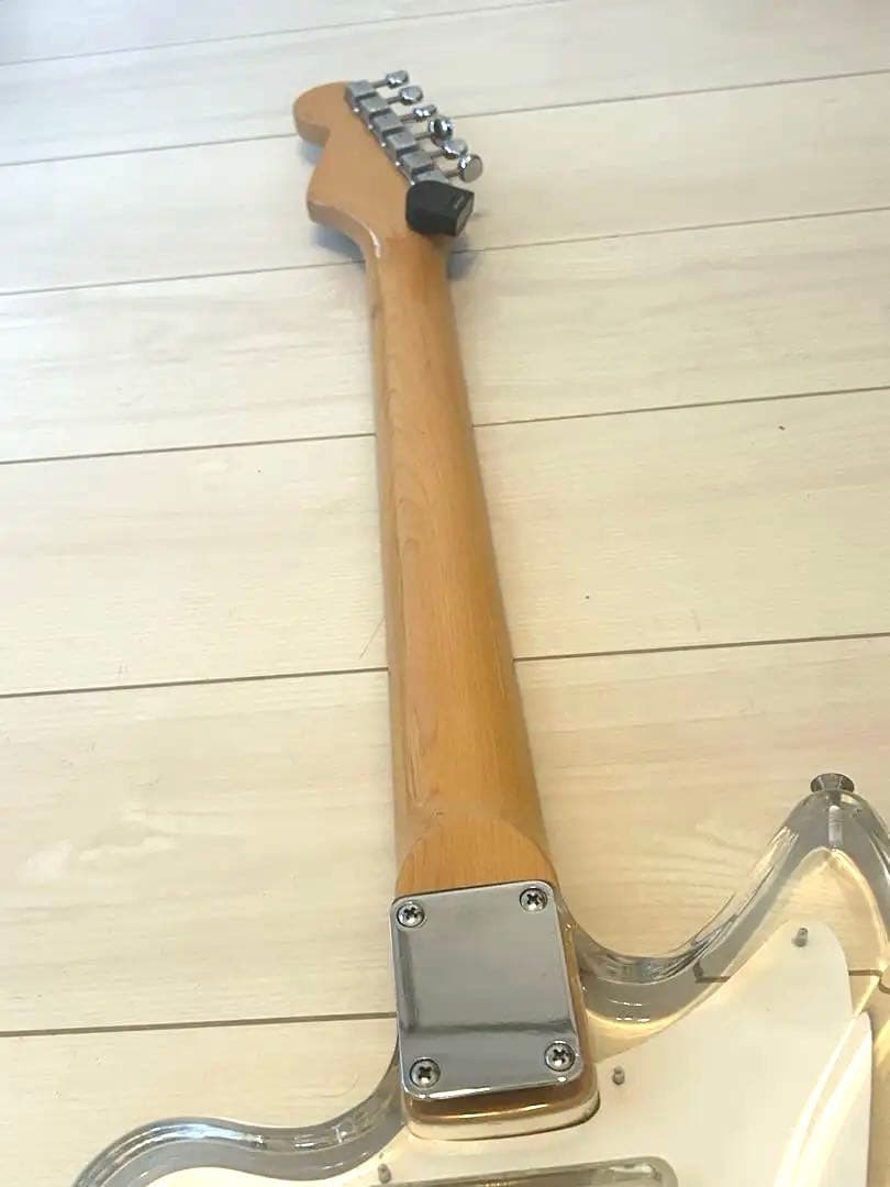 早い者勝ち★クリアボディ/エレキギター ジャズマスタータイプ /ムスタング/