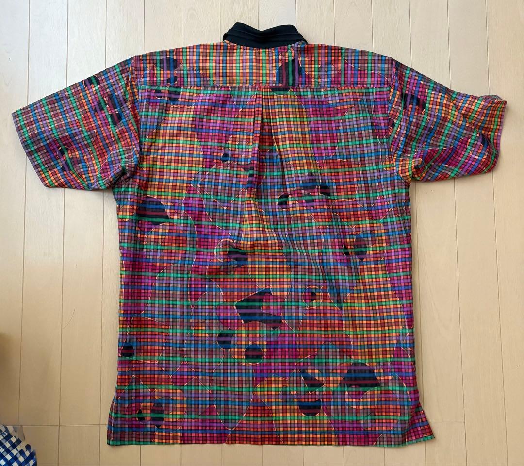 J's JUMBO ジャンボ尾崎 総柄　ポロシャツ 刺繍　サイズL