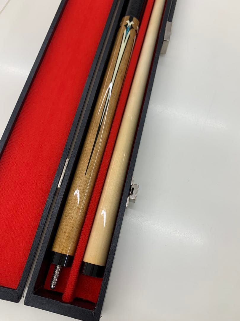 木製ビリヤードキュー ケース付き