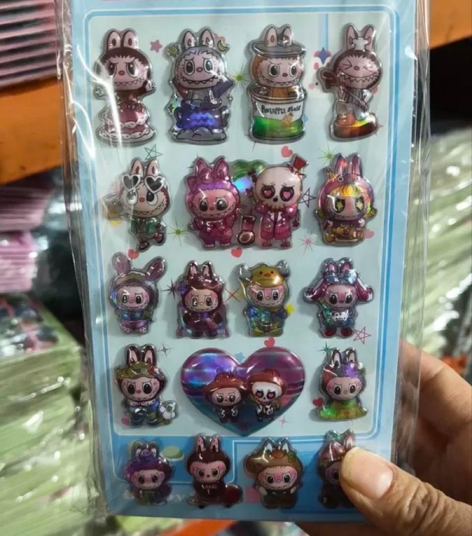 50枚セットシールシール立体シールセット 可愛いステッカー 3D 訳がありＢ品