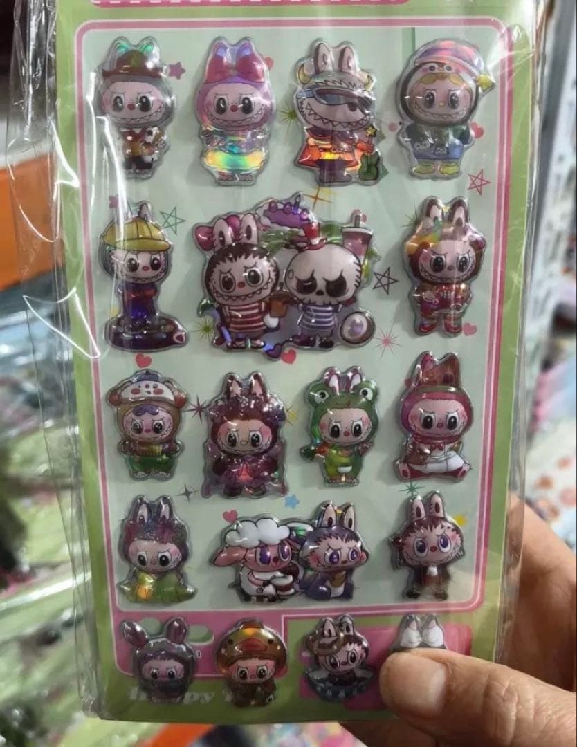 50枚セットシールシール立体シールセット 可愛いステッカー 3D 訳がありＢ品