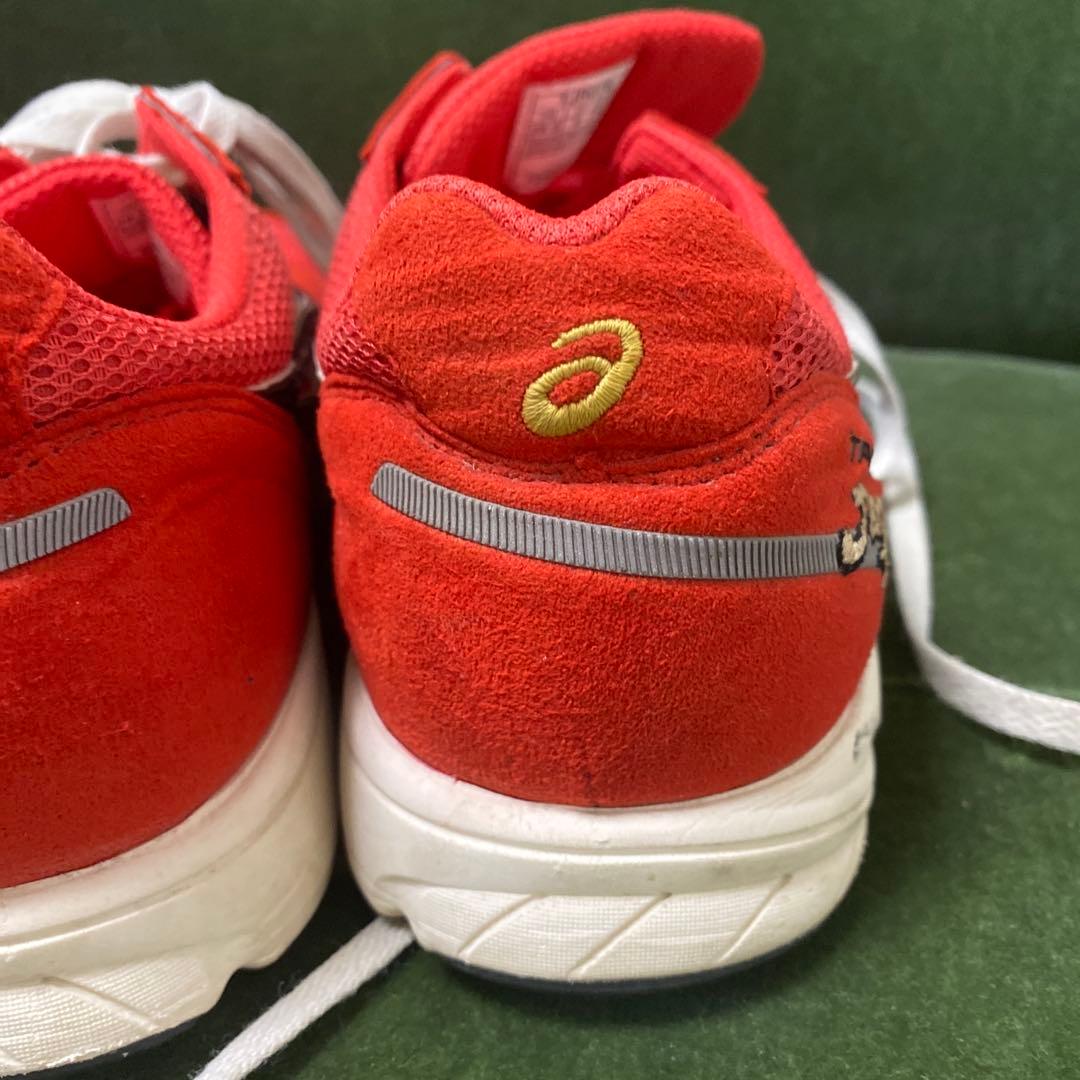 ASICS TARTHER JAPAN ランニングシューズ レッド　サイズ28