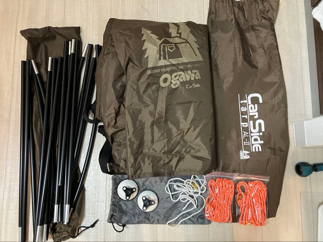 紅*狐様 オガワ　カーサイドタープ AL-Ⅱ