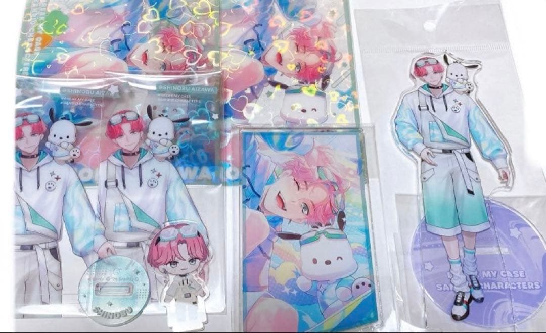 ブレマイ 相沢篠信 サンリオ アクリルスタンド クリアカード クリア色紙