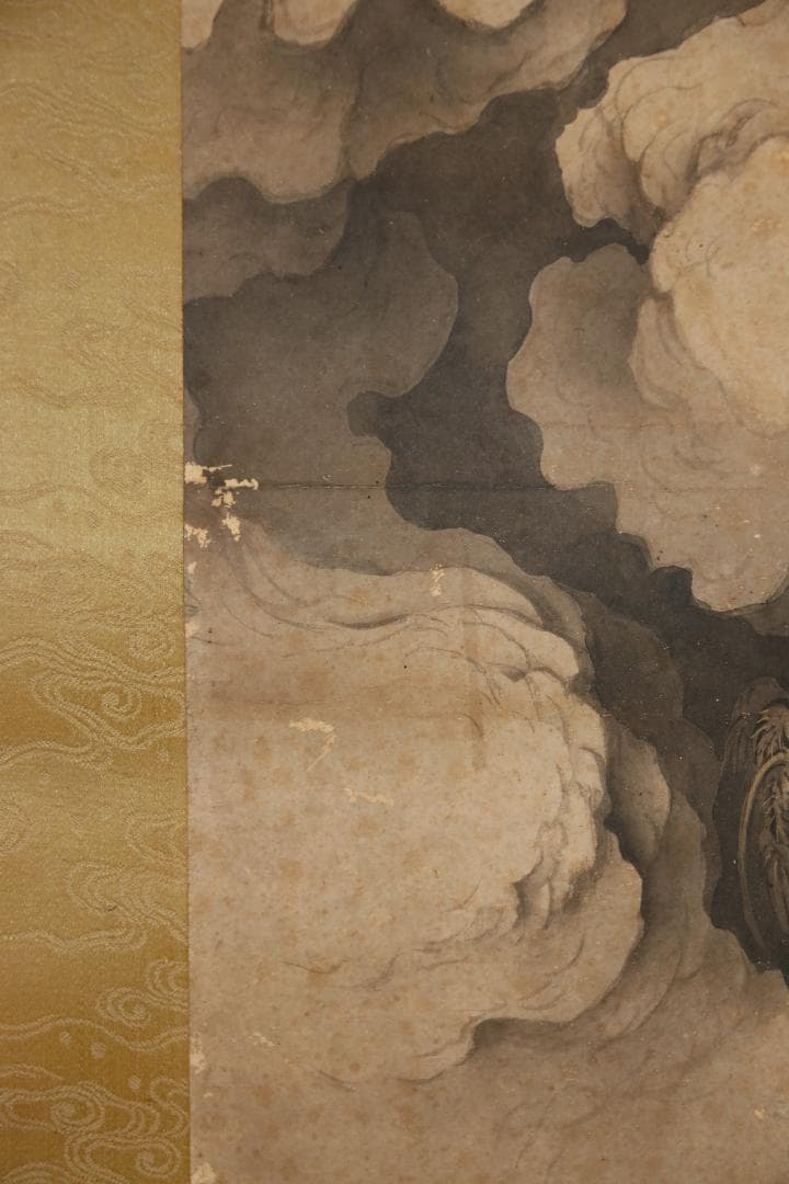 関蓑洲筆　富士越龍之図（江戸時代末～明治時代初）