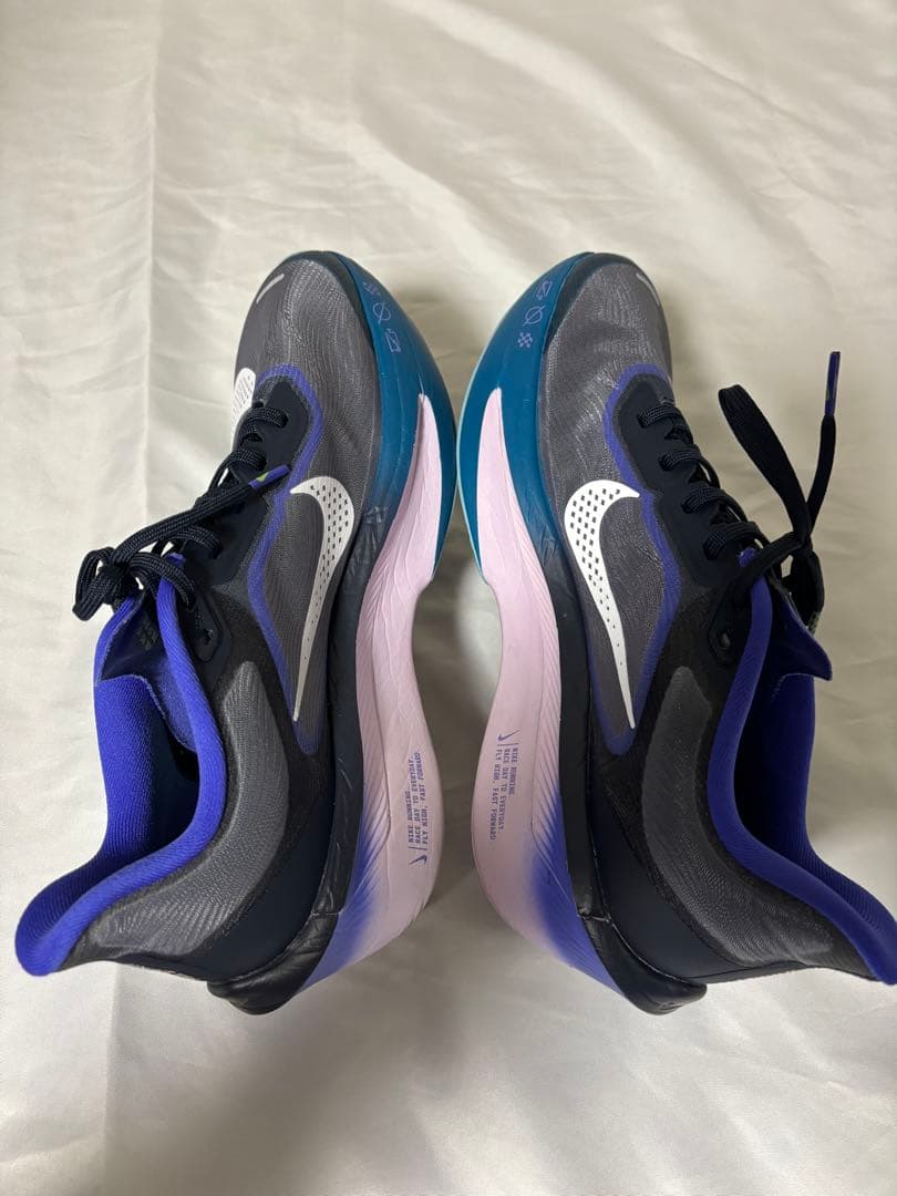 Nikeズームフライ6 ZoomX スニーカー グレー/ネイビー 27.5cm