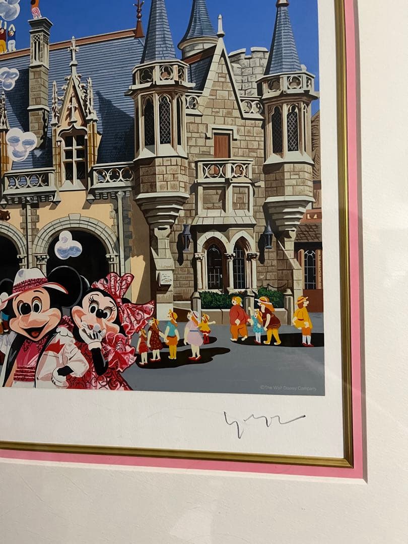 ヒロ・ヤマガタ　シルクスクリーン「ミッキークラウド」鑑定書付き