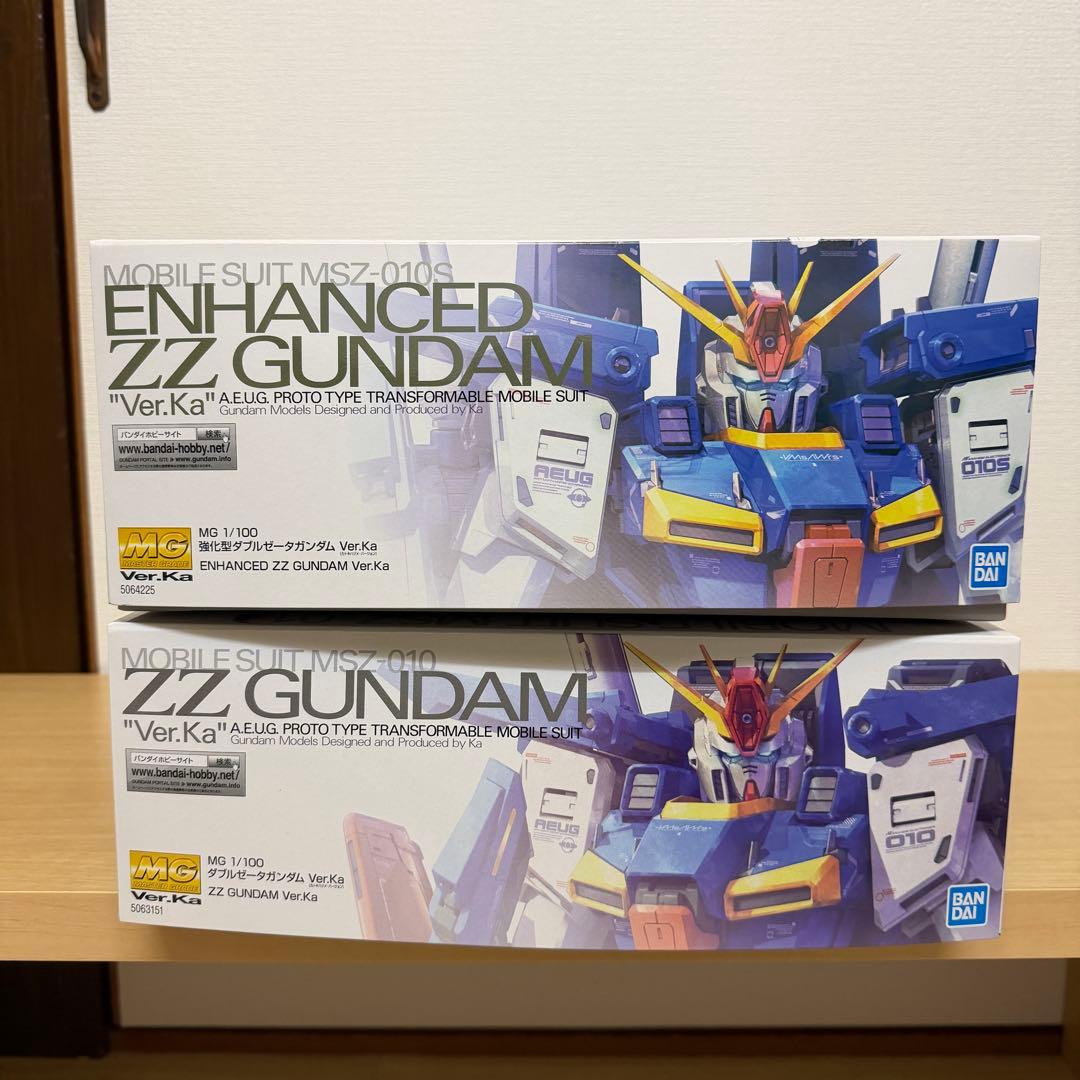 MG ダブルゼータガンダム ver.Ka 強化型 セット zzガンダム