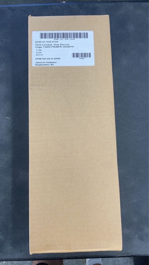 新品未使用 米軍実物 EUREKA社製 TCOP ONE PERSON テント