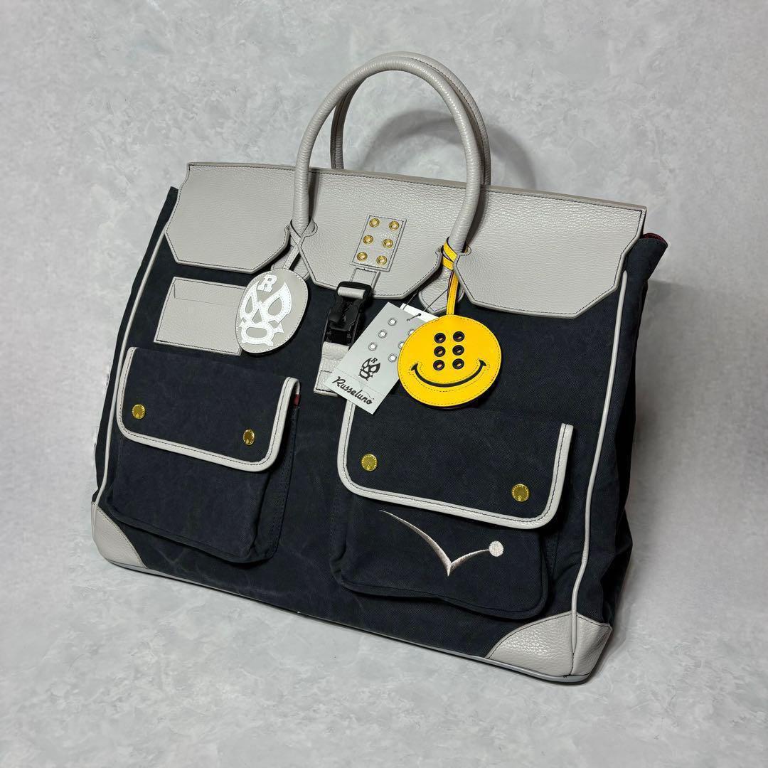 定価99,000円 新品 ラッセルノ ゴルフ ボストンバッグ ネイビー