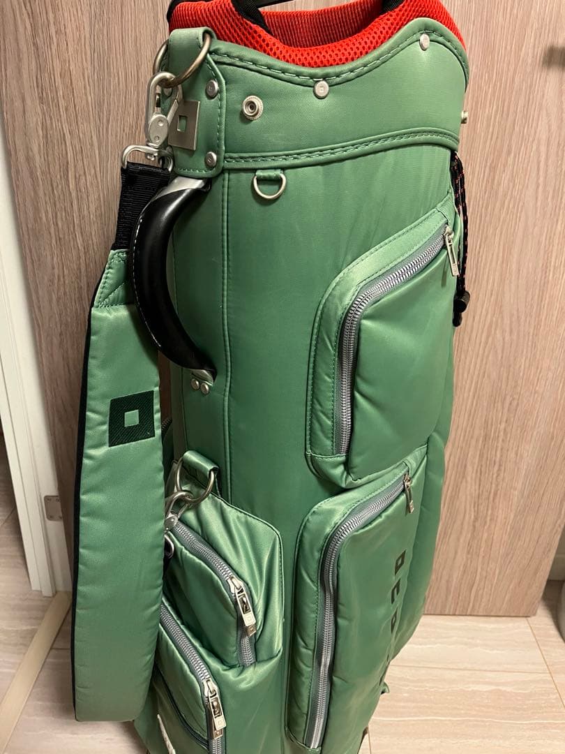【送料込】ONOFF キャディバッグ グリーン　お洒落