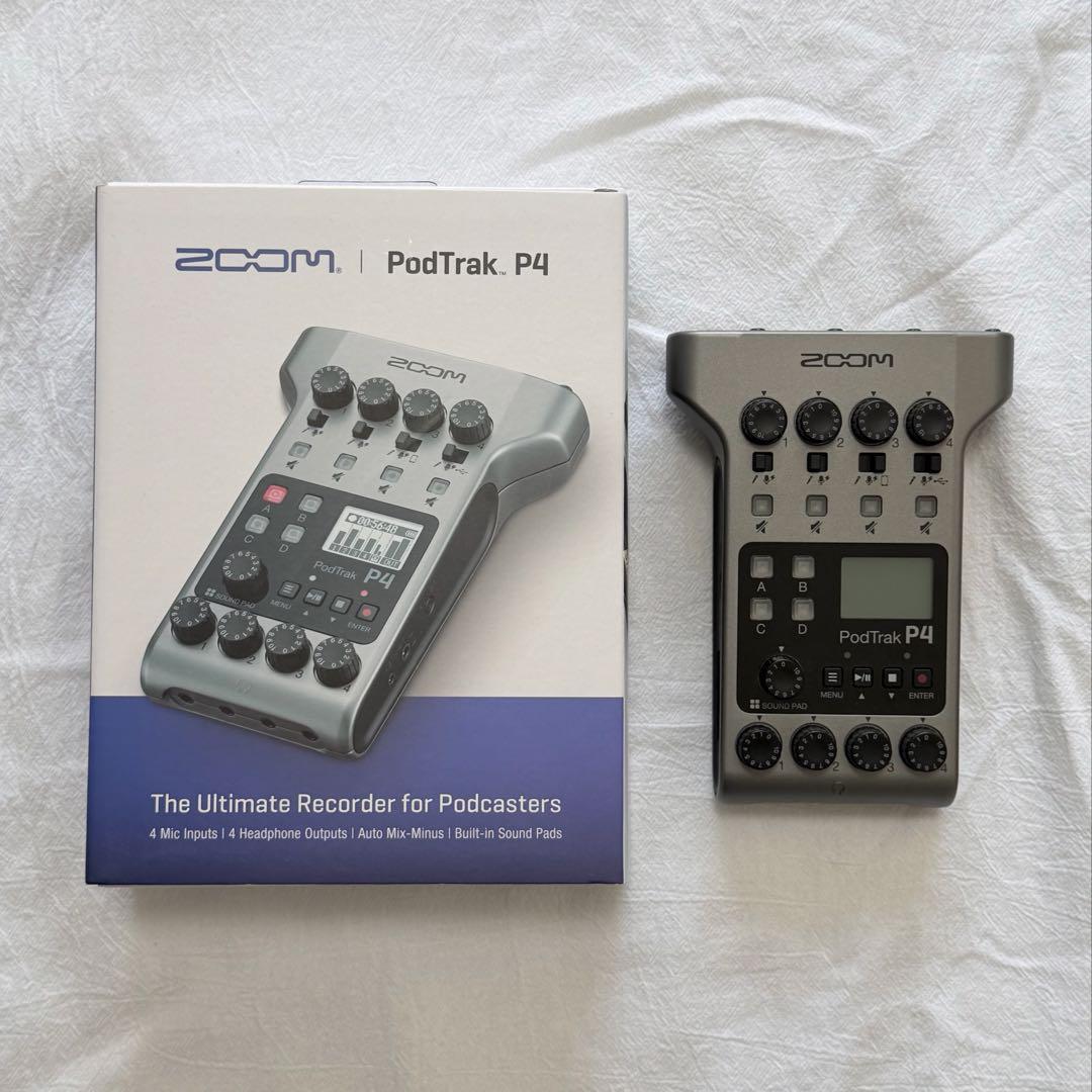 【おまけ3点付】PodTrak P4 / XLRケーブル・SD128GB・ケース