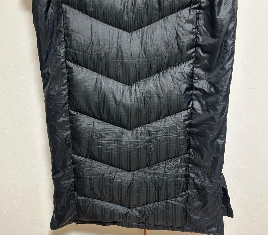 adidas ダウンコート XL Oサイズ ストライプ