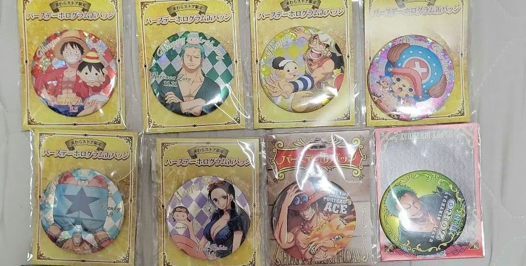 ワンピース　バースデー缶バッジ　36点セット 希少品