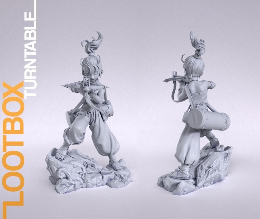 1/10　未塗装 未組立　フィギュア　ガレージキット　マール　クロノ・トリガー