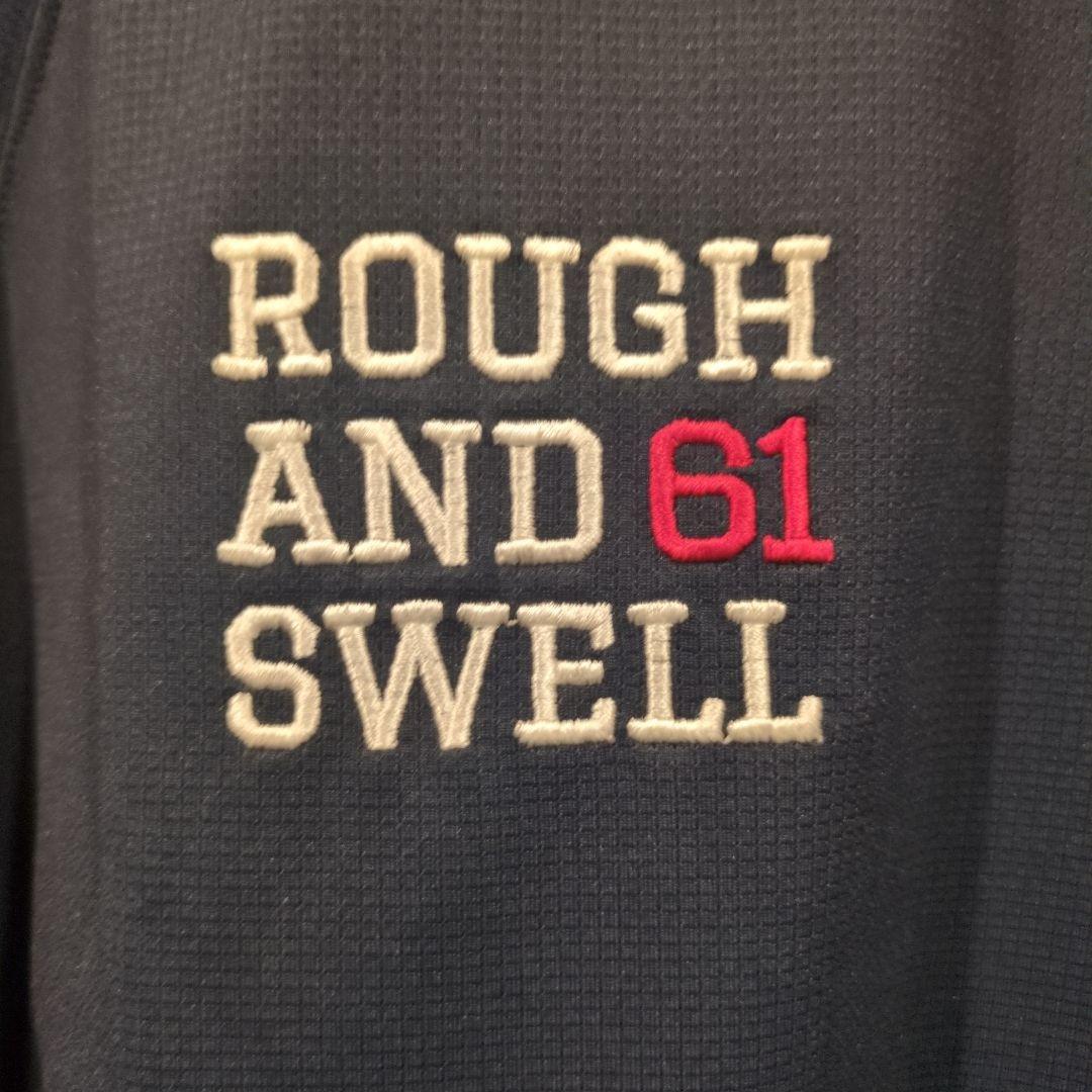 「新品」rough & swell Mサイズ 長袖モックネック　ネイビー