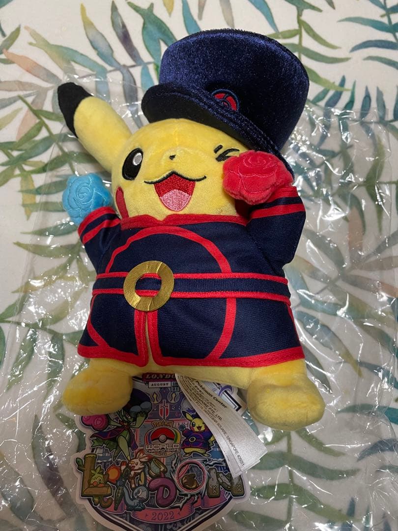 ポケモンWCS2022 ロンドン 限定 ピカチュウ　ぬいぐるみ