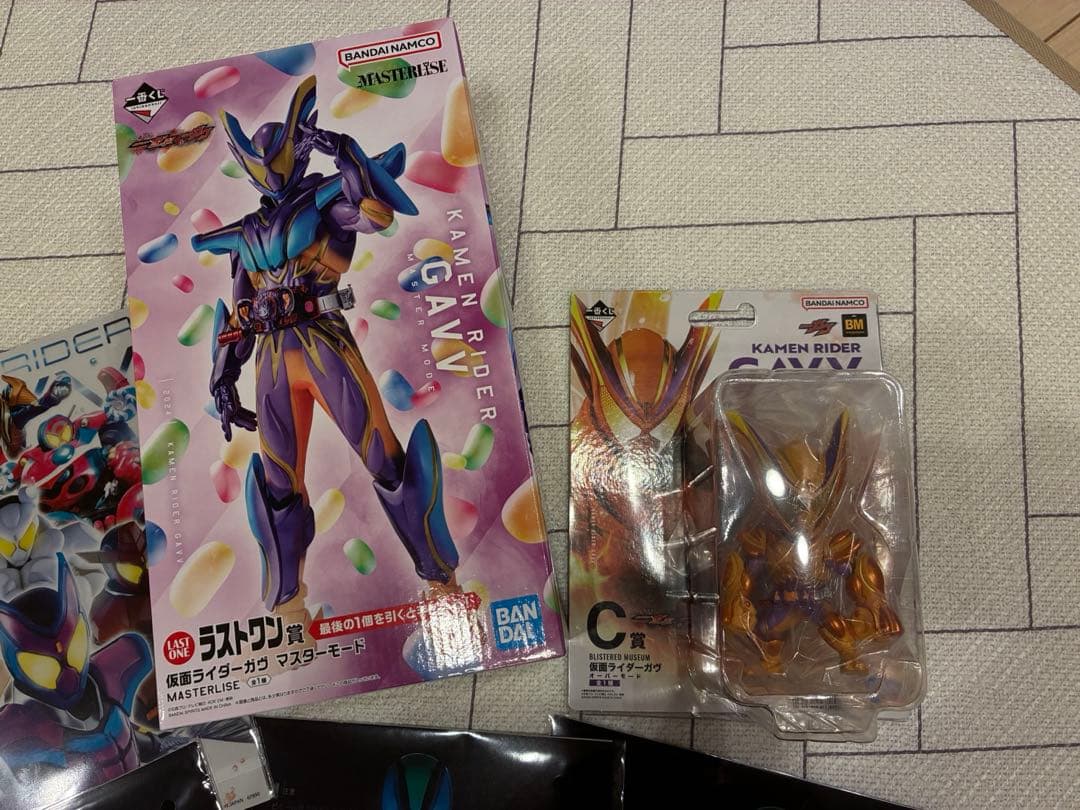 一番くじ仮面ライダー ガヴ　フィギュア クリアポスターコンプリートセット おまけ