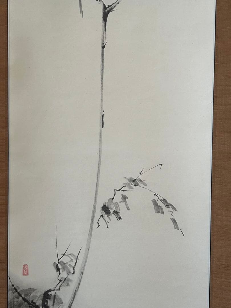 「枯木鳴鵙」　宮本武蔵　掛け軸 掛軸 共箱あり 限定1000部謹製 802番