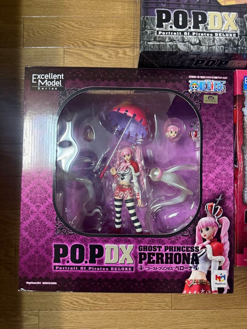 あ*ん様 P.O.P DX ゲッコー・モリア ペローナ3体 ワンピースフィギュア