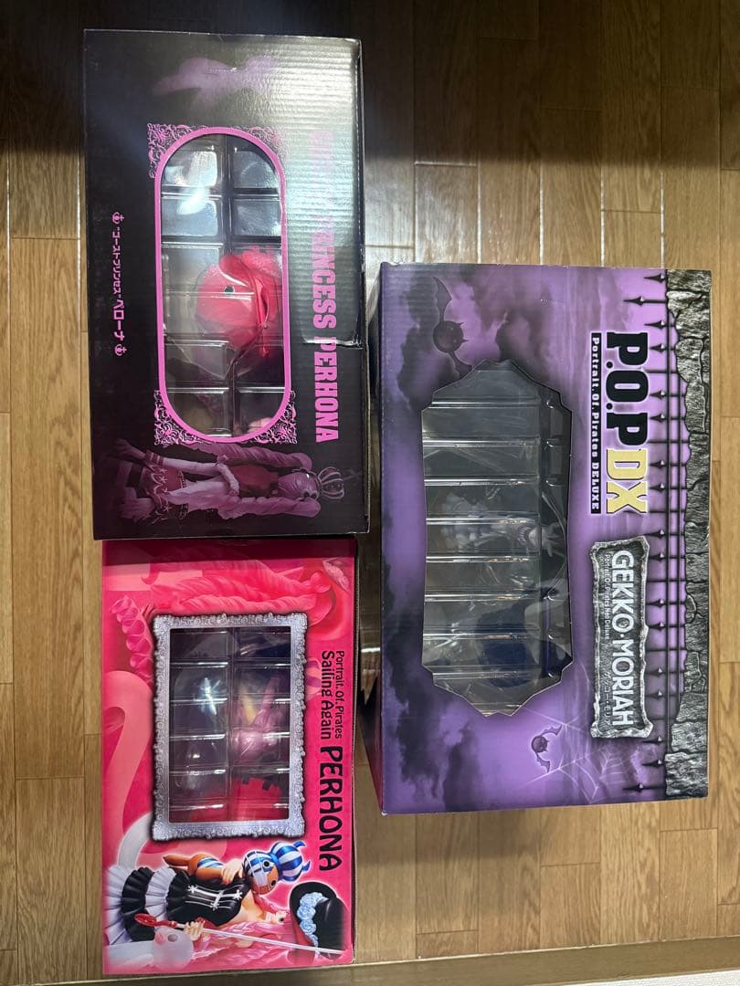 あ*ん様 P.O.P DX ゲッコー・モリア ペローナ3体 ワンピースフィギュア