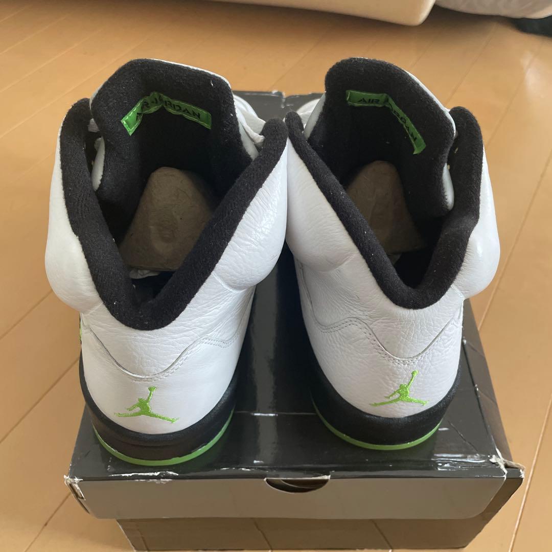 Jordan 5 ホワイト/グリーン