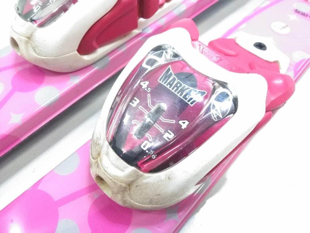 女の子 ジュニアスキー5点セット ピュアコンシャス140cm ブーツ24cm ◇