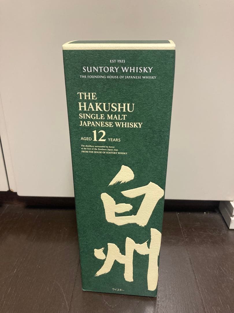 サントリー 白州 12年 カートン付 ウイスキー