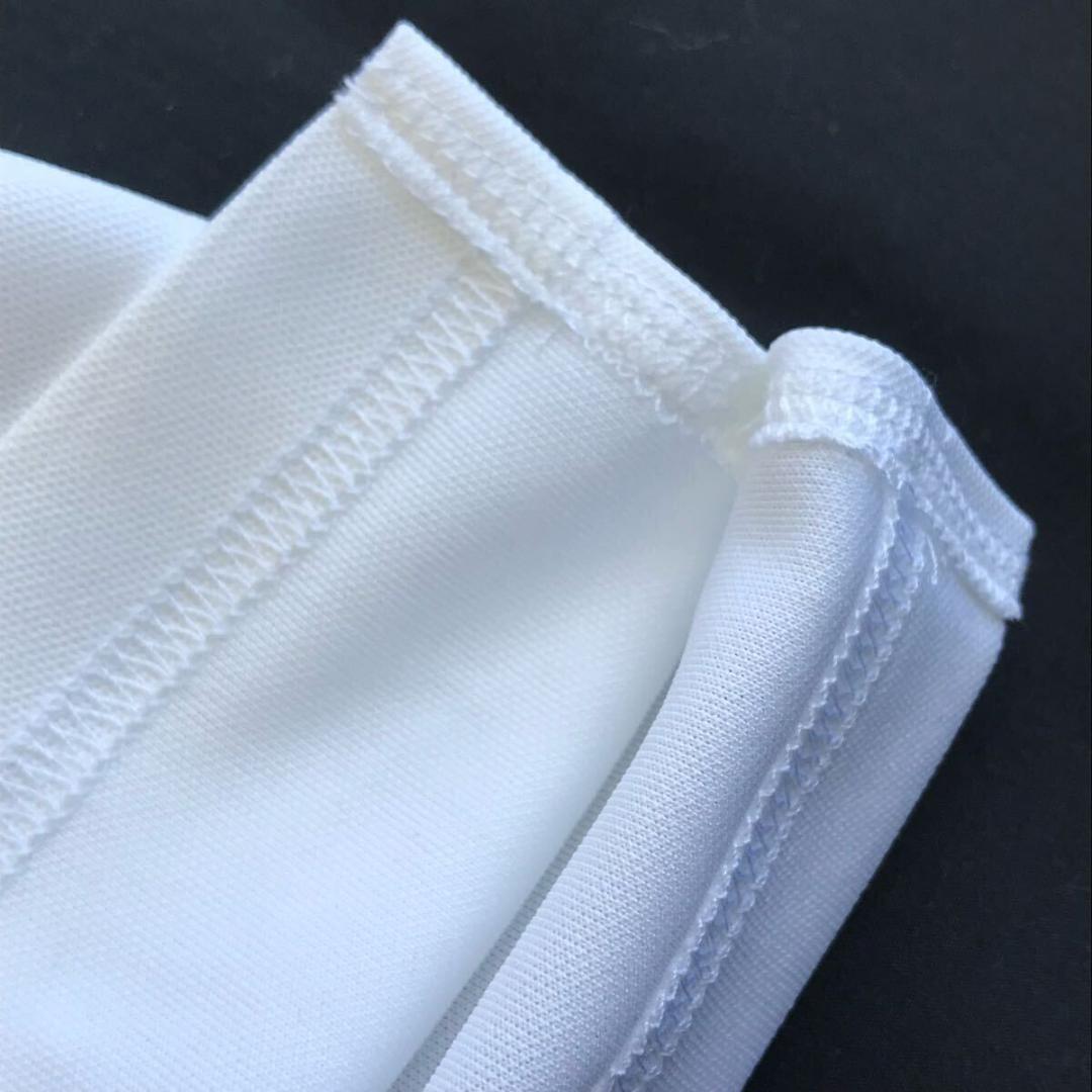 P111新品【メンズL】白 本間 ゴルフ 半袖 ポロシャツ ドライ吸汗