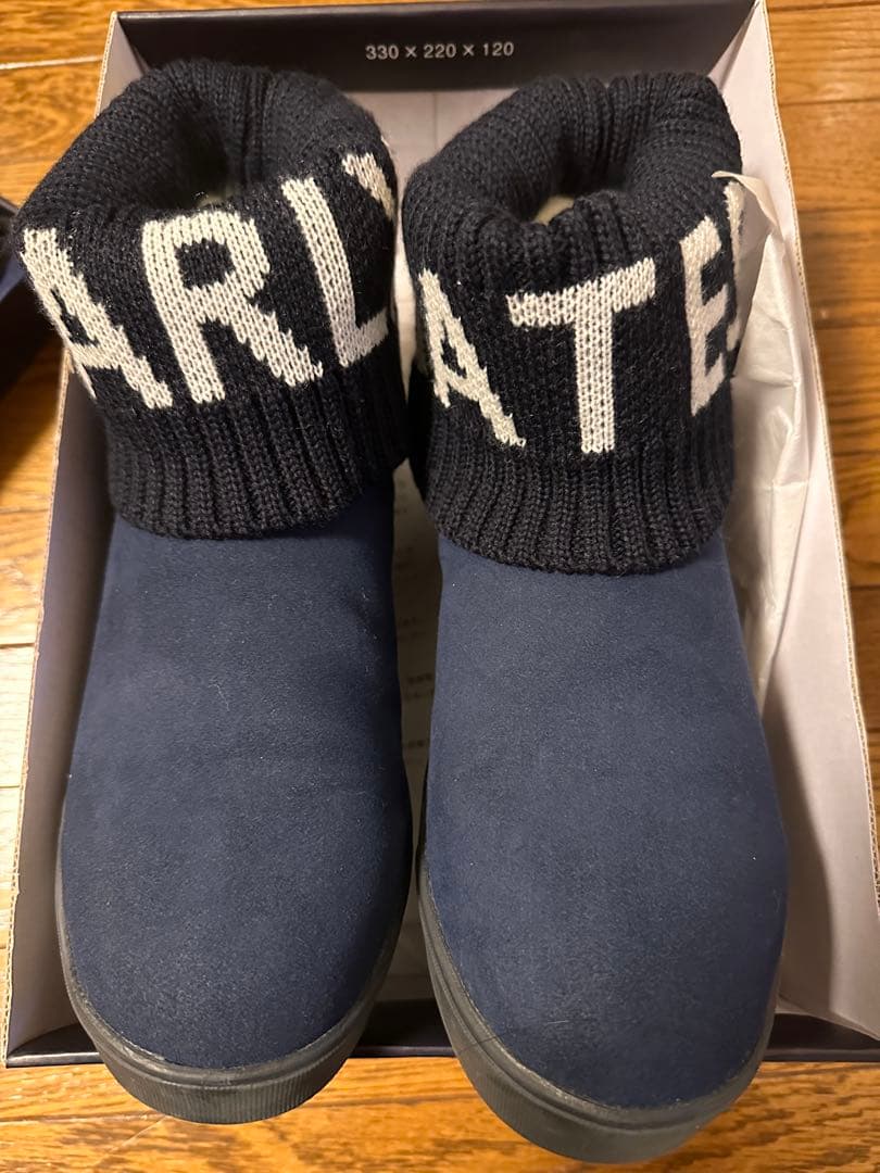 【一度のみ着用】パーリーゲイツ スパイクムートンブーツ24センチ