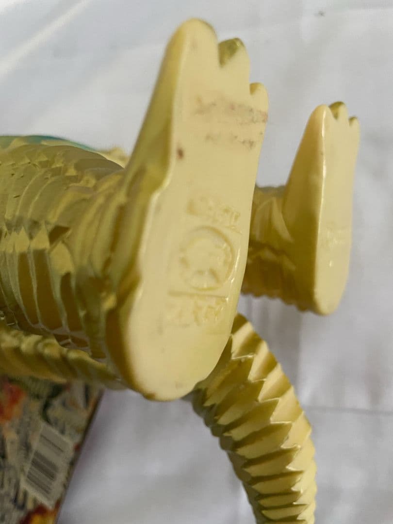 レッドキング ソフビ ブルマァク 約23㎝ 1991年 タグ付 現状 経年劣化