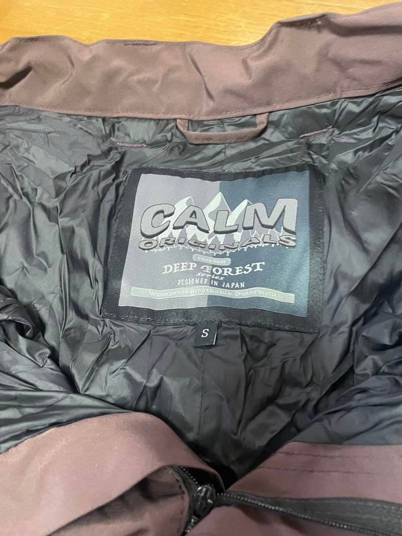 24-25 CALM【カーム】 calmスノーボード　ウェア　上下セットサイズS