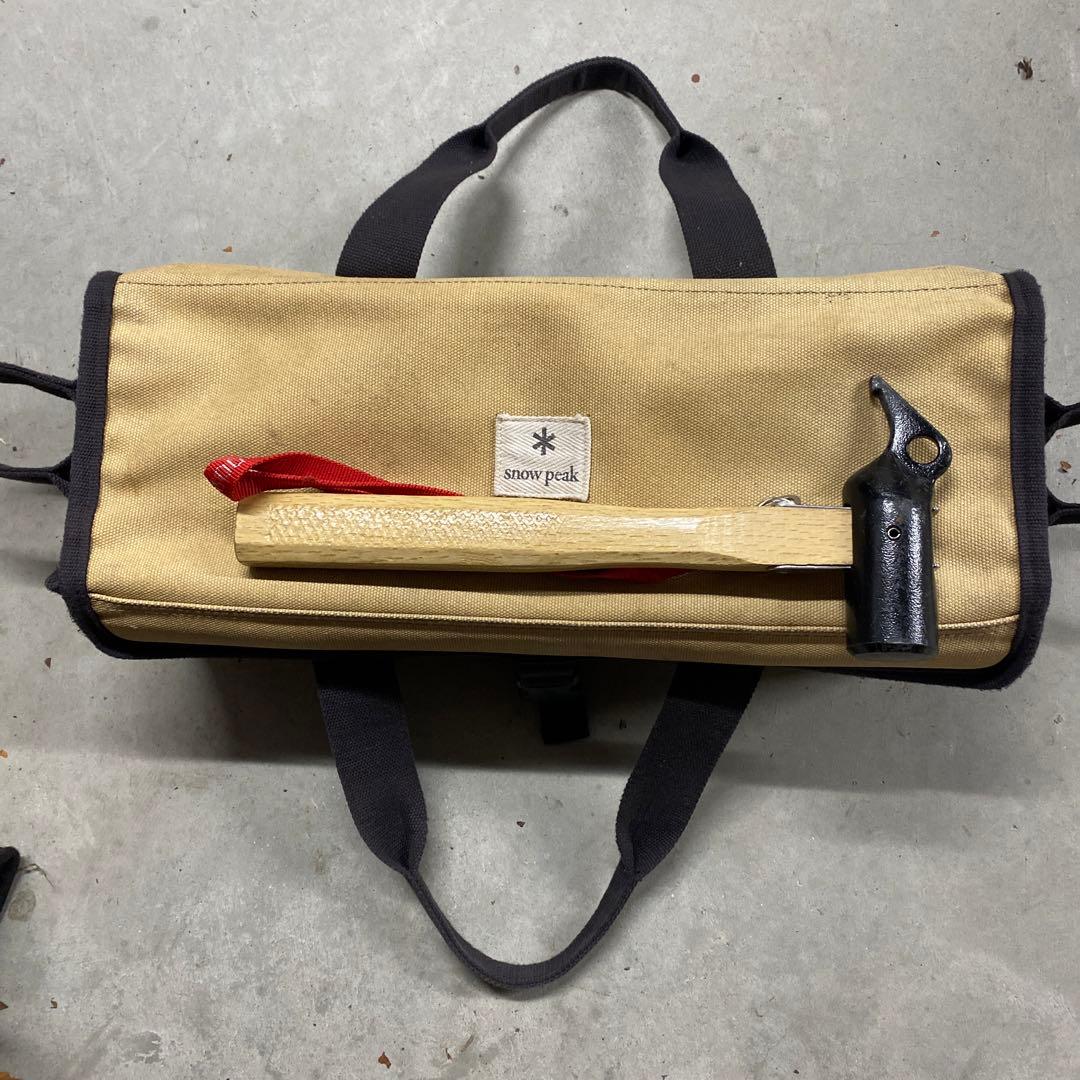 スノーピークマルチコンテナM、ペグハンマーProセット